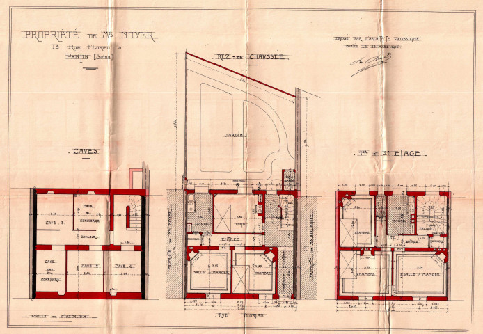 13 rue Florian : permis de construire.