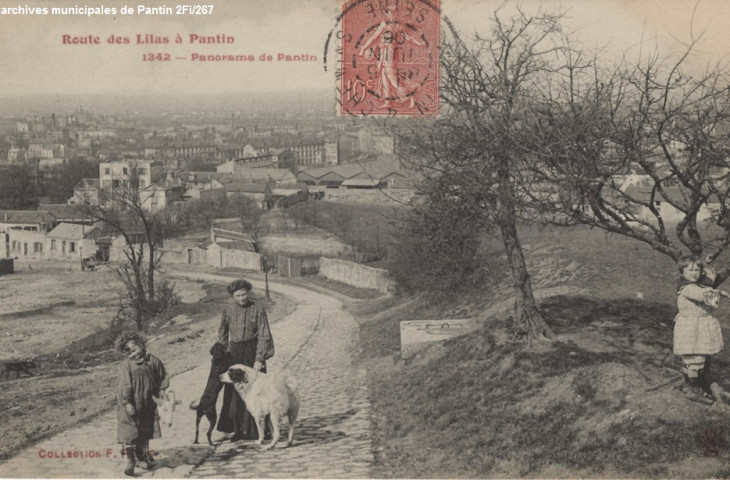 Route des Lilas à Pantin - 1342 - panorama de Pantin (Folie-Romainville).
