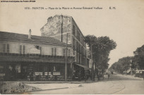 1430. Pantin - Place de la Mairie et avenue Édouard-Vaillant.