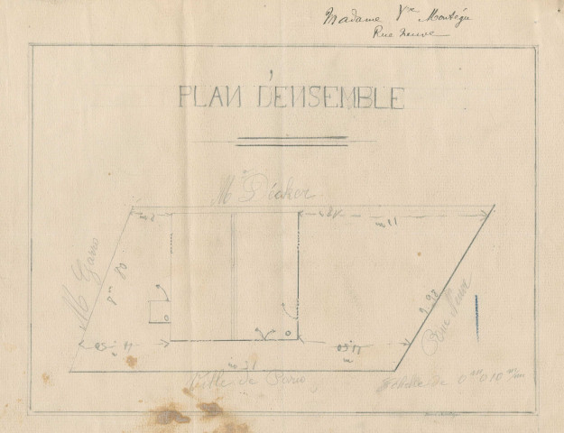 3 rue Neuve , construction d'un pavillon d'habitation en bois : permis de construire.