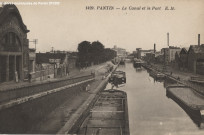 1429. Pantin - Le canal et le port (cinéma Pantin-Palace, E. Sigmund).