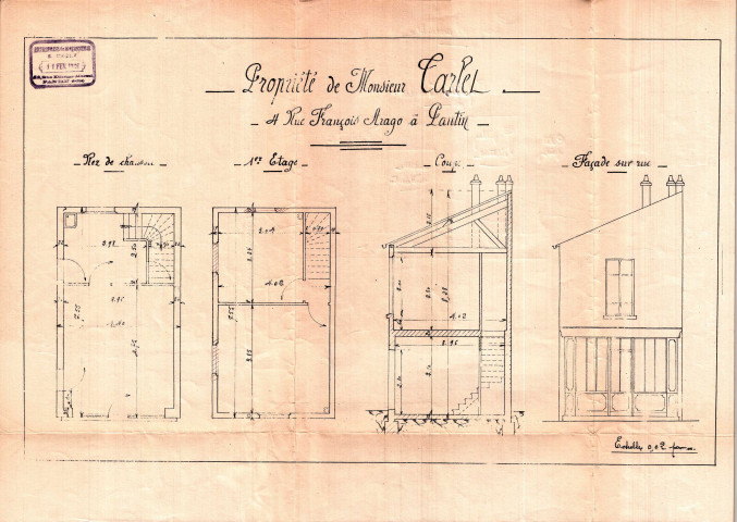 4 rue François-Arago : permis de construire.