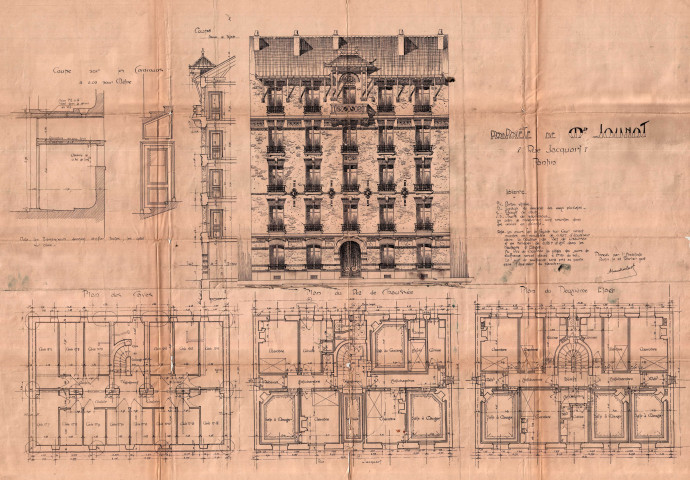 7 rue Jacquart : permis de construire.