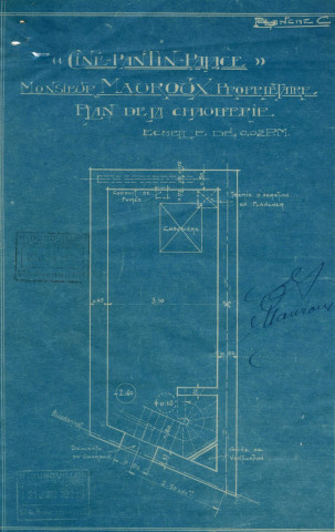 5 quai de l'Ourcq, construction du cinéma Pantin Palace : permis de construire.