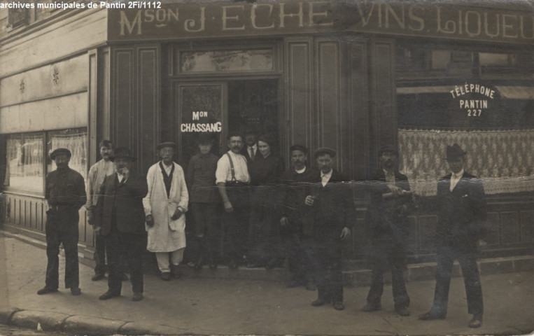 Maison J. Eche, vins liqueur.