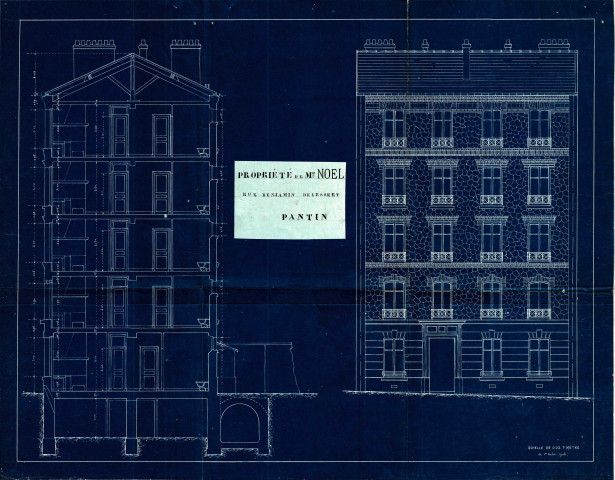 6 rue Benjamin-Delessert : permis de construire.