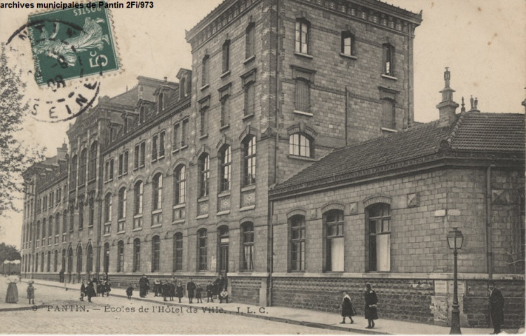 0. Pantin - Écoles de l'Hôtel de ville (école Sadi-Carnot).
