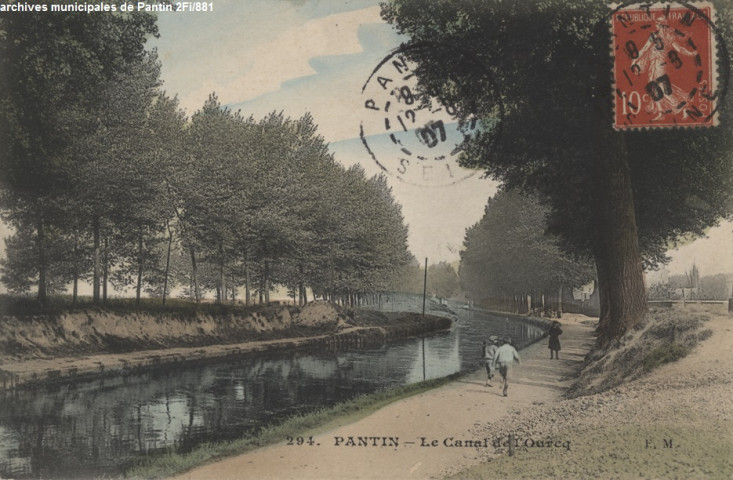 294. Pantin - Le canal de l'Ourcq.