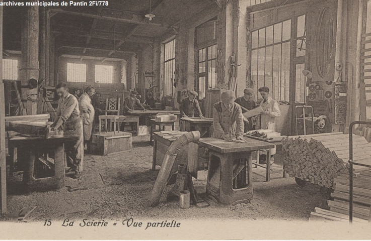 15. La scierie - vue partielle (Félix Louis).