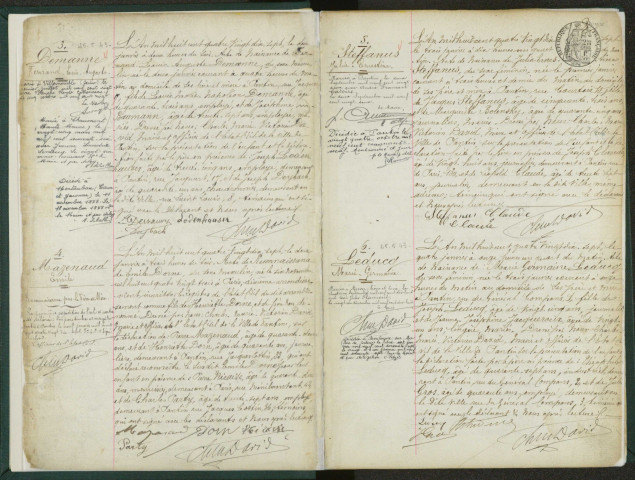 Commune de Pantin : registre des actes de naissance.