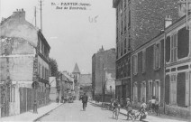 Rue de Montreuil : reproduction d'une carte postale.