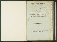 Commune de Pantin : registre des actes de décès.