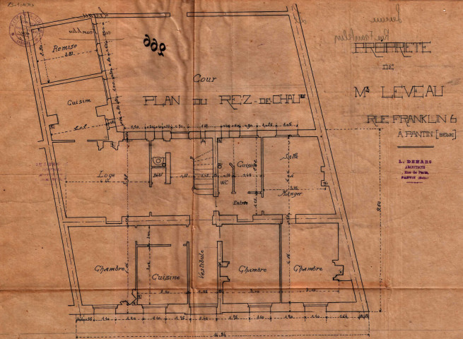 6 rue Franklin : permis de construire.