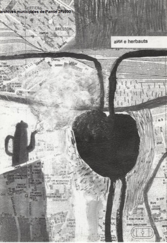 Anne Herbauts, Cardiogramme. Exposition à la bibliothèque Jules-Verne (2004).