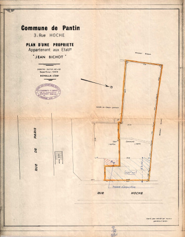 3 rue Hoche : permis de construire.