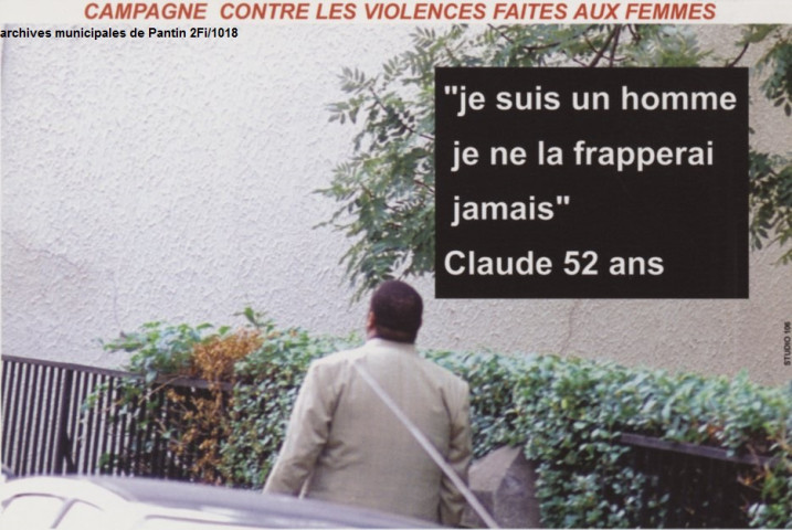 Campagne contre les violences faites aux femmes. « Je suis un homme je ne la frapperai jamais », Claude, 52 ans.