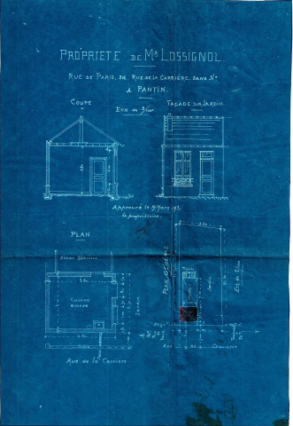70 avenue des Bretagnes : permis de construire.