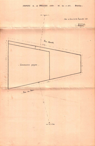 139 rue du Bois : permis de construire.