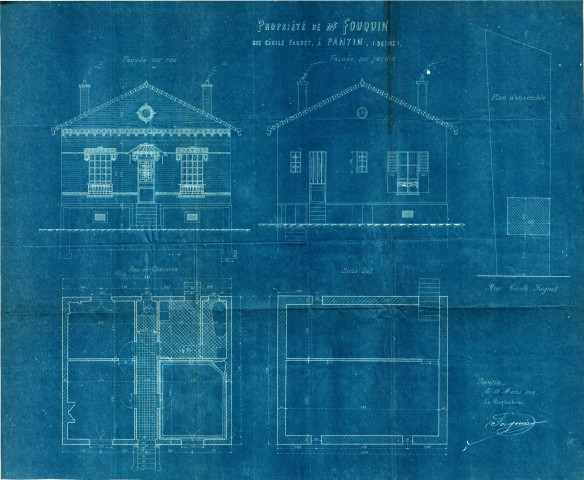 17 rue Cécile-Faguet : permis de construire.
