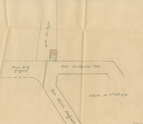 38 rue Guillaume-Tel : permis de construire.