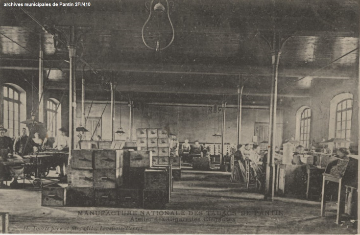 Manufacture nationale des tabacs de Pantin - Atelier des cigarettes élégantes.