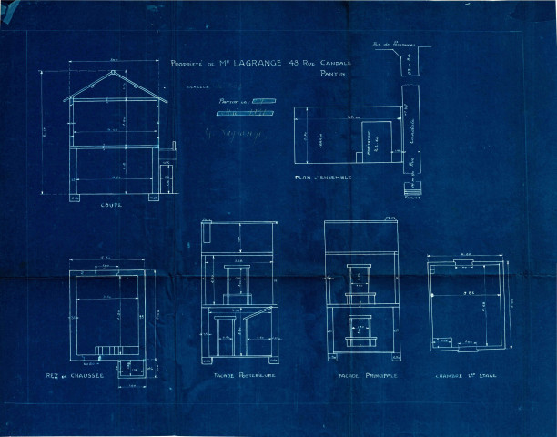 48 rue de Candale-Prolongée : permis de construire.