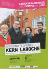 Élections départementales des 22 et 29 mars 2015. - Canton Pantin-Le Pré-Saint-Gervais, premier tour : tract « À vos côtés, la gauche agit pour la Seine-Saint-Denis, pour Pantin et le Pré-Saint-Gervais » de la Gauche rassemblée pour Pantin et le Pré.