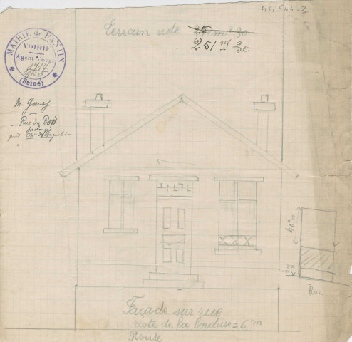 147 rue du Bois, projet de construction d'un pavillon et d'un chalet en bois : permis de construire.