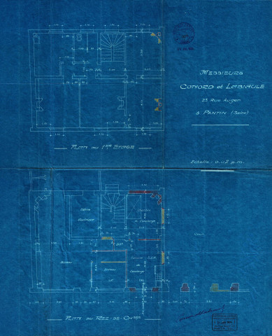22 rue Auger : permis de construire.