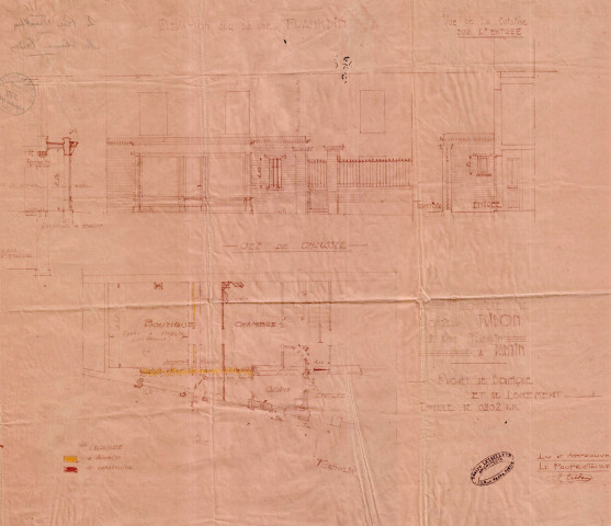 2 rue Franklin : permis de construire.
