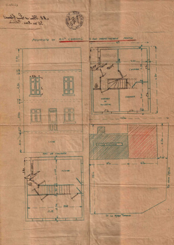 35 rue Marie-Thérèse : permis de construire.