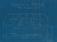 61 rue Jules-Auffret [ancienne rue du Centre], rue Montigny et rue Kléber, travaux pour déversement de canalisation dans la rue Kléber : permis de construire.