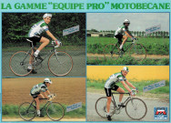 Gamme de vélos Équipe pro de Motobécane : affiche.
