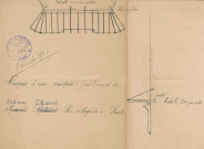 16 rue Magenta, installation d'une marquise pour la boutique : permis de construire.