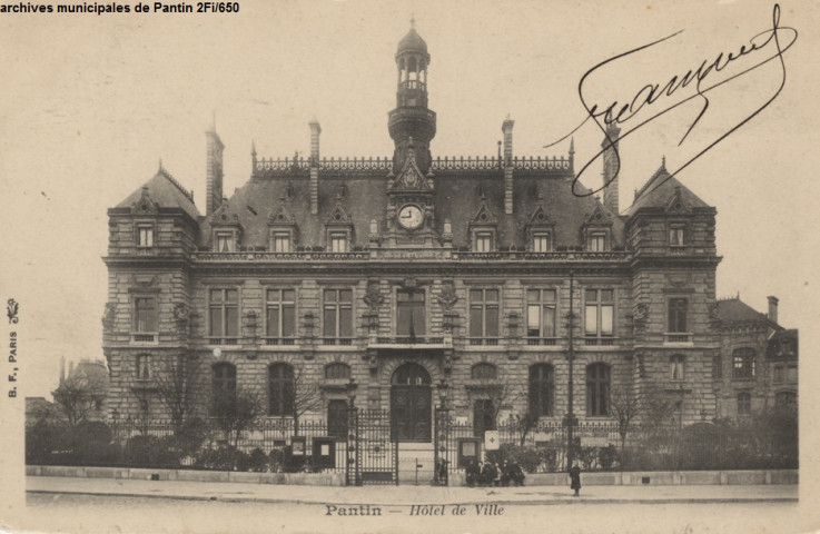 Pantin - Hôtel de ville.