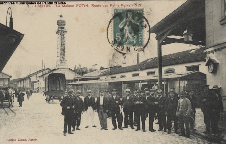 11. Pantin - La maison Potin, route des Petits-Ponts.