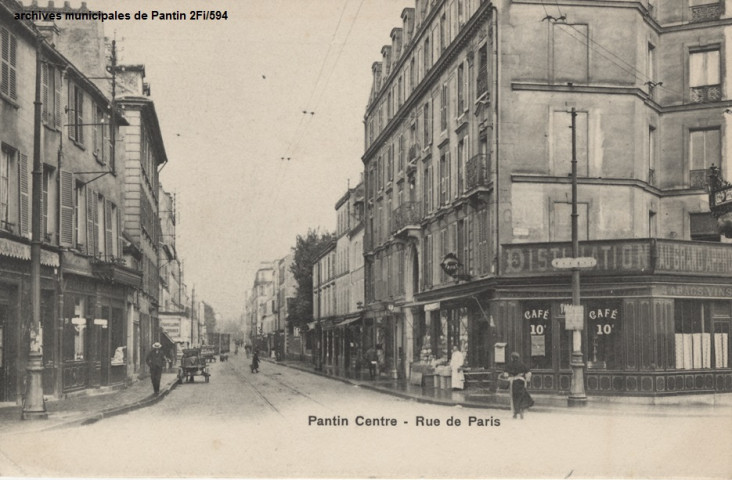Pantin centre - Rue de Paris.