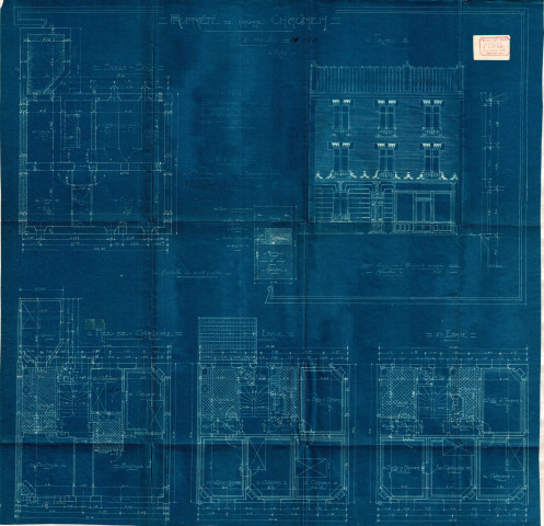 134 avenue du Général-Leclerc [ancienne route des Petits-Ponts] : permis de construire.