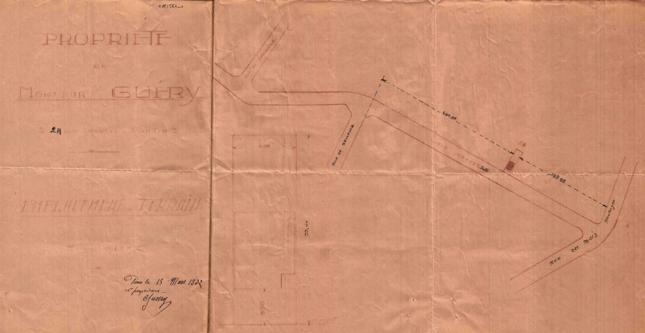 20 rue Marcelle [ancienne 24 rue Marcelle] : permis de construire.