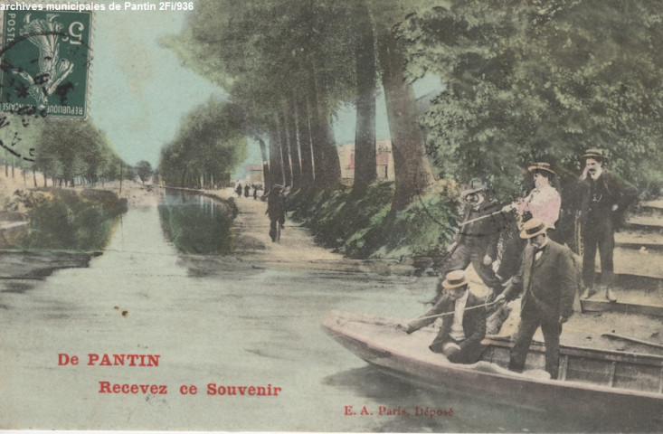 De Pantin recevez ce souvenir.