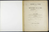 Commune de Pantin, recensement général de la population : listes nominatives.