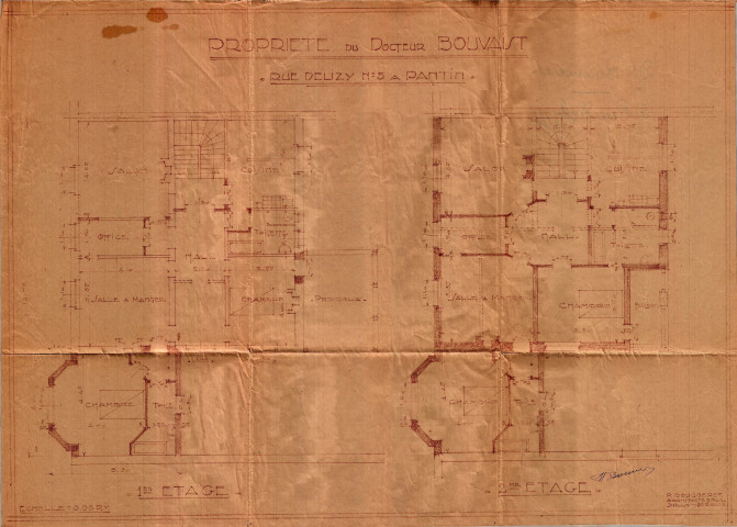 5 rue Delizy : permis de construire.