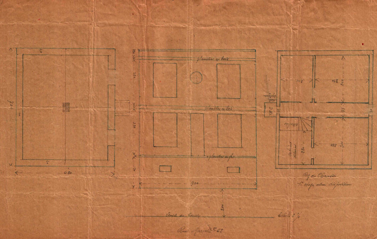 62 rue Marcelle, construction d'une maison d'habitation : permis de construire.