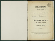 Commune de Pantin : registre des actes de naissance.