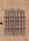 75 avenue Jean-Lolive [ancienne rue de Paris] et 1 rue Eugène-et-Marie-Louise-Cornet [ancienne rue de l'Alliance] [ancienne avenue Nouvelle et avenue de l'Alliance], construction d'un immeuble de rapport de six étages : permis de construire.