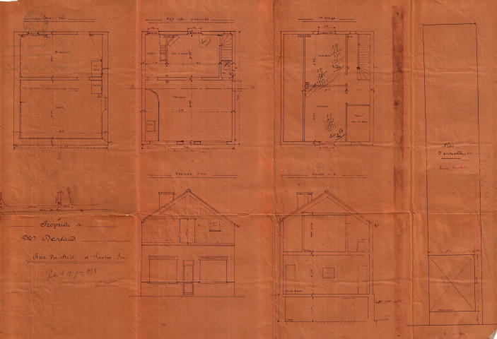 155 rue du Bois : permis de construire.