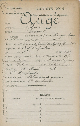 AUGÉ René