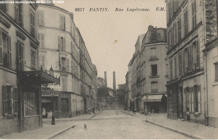 6817. Pantin - Rue Lapérouse.