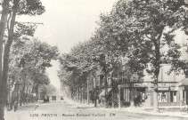 Avenue Édouard-Vaillant : reproduction d'une carte postale.