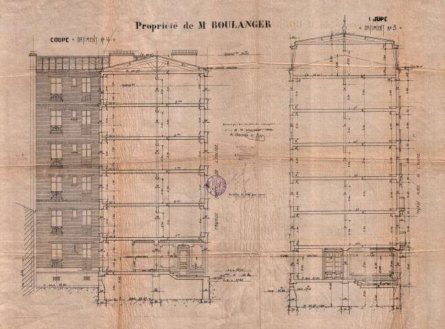 44-46 place de l'Église : permis de construire.